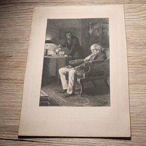 Vintage Black and White Art Print